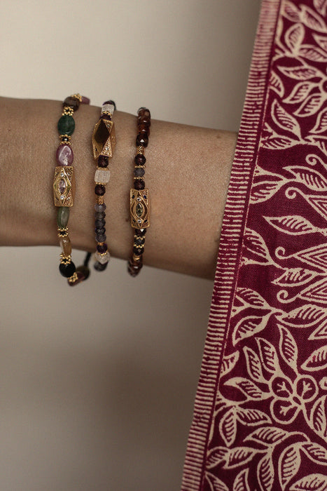Bracelet Trimurti Tourmaline
