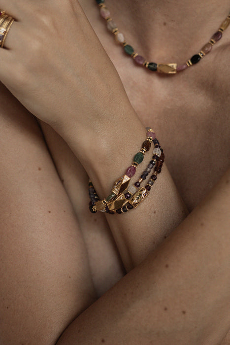 Bracelet Trimurti Tourmaline
