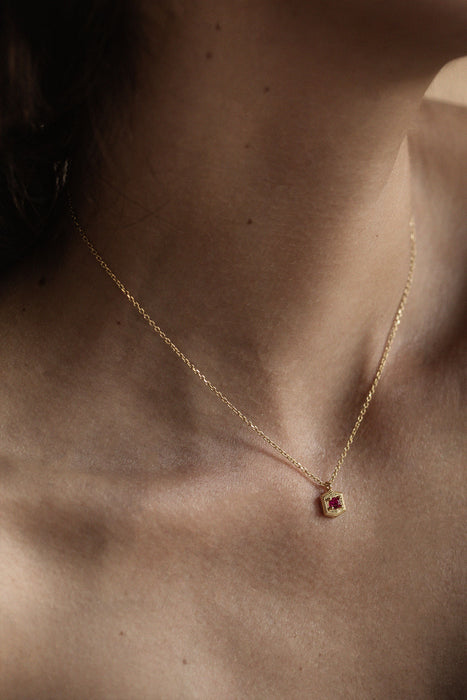 Fuchsia Lakshmi Necklace