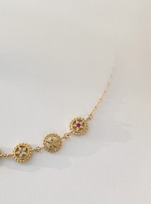 Bracelet Canang 5 fleurs