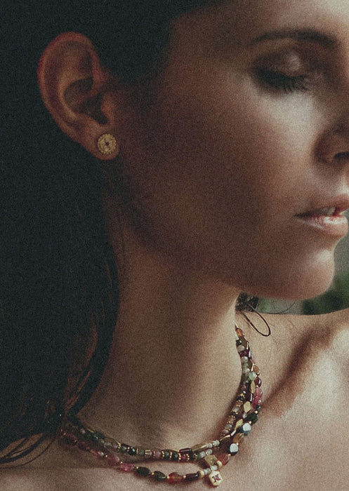 Canang Black Earrings