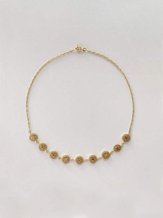 Collier Canang 9 fleurs