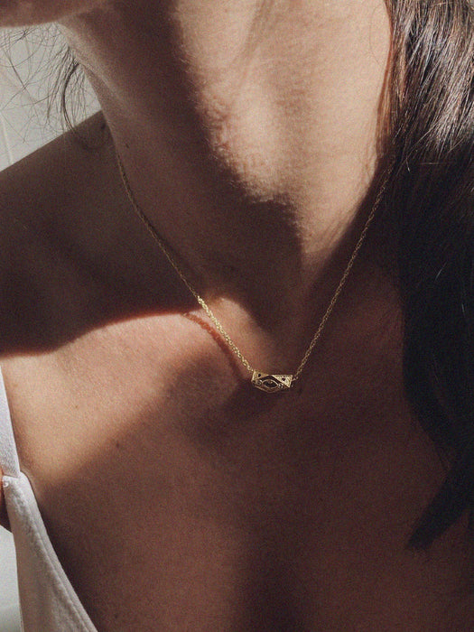 Trimurti Light Pink Necklace