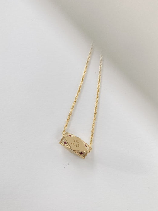 Trimurti Light Pink Necklace