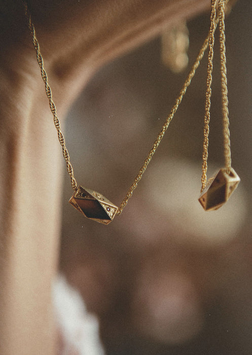 Lemon Trimurti Necklace