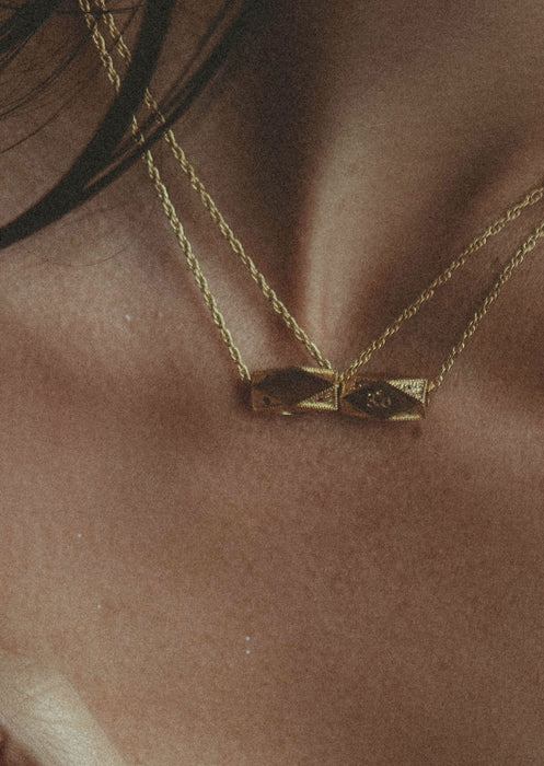 Trimurti Light Pink Necklace